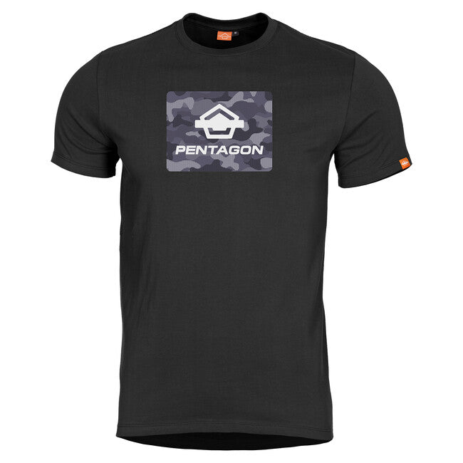 Pentagon Spot Camo T-shirt, Black