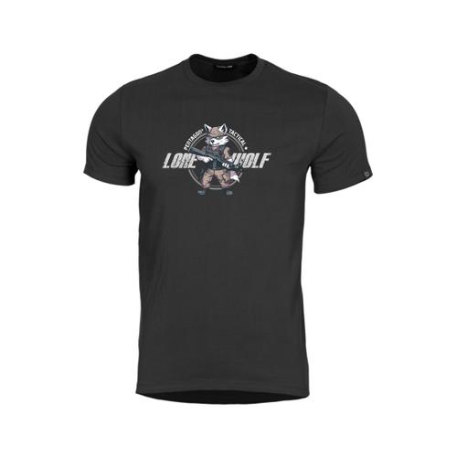 Pentagon Ageron Lone Wolf T-Shirt, Black
