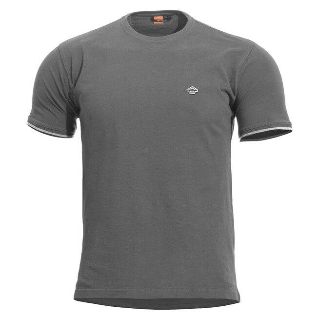 Pentagon Levantes Stripes T-Shirt, Grey