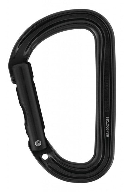 Petzl D SMD Wall Karabiner without Lock Protection, Black