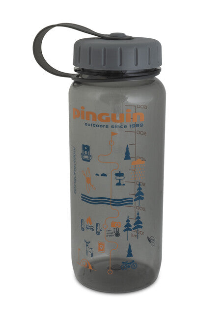 Pinguin fľaša Tritan Slim Bottle 0.65L 2020, sivá
