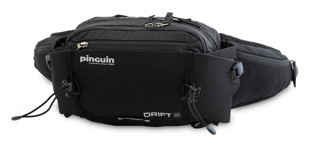 Pinguin Drift 5 Hip Pack, Nylon, 5 L, Black