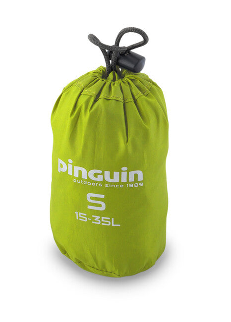 Pinguin Raincover 15-35L Backpack Rain Cover, Yellow-Green