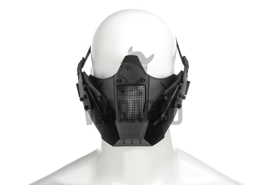 Pirate Arms Warrior Half Face Mask, Black