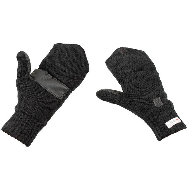 MFH Knit Gloves with 3M™ Thinsulate™ Insulation, Black