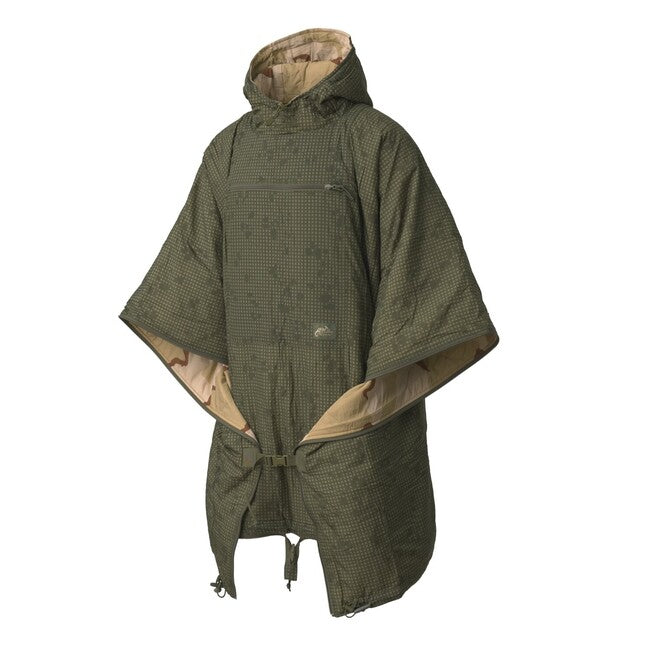Helikon-Tex SWAGMAN ROLL Reversible Poncho, Mitchell Camo Leaf / Mitchell Camo Clouds
