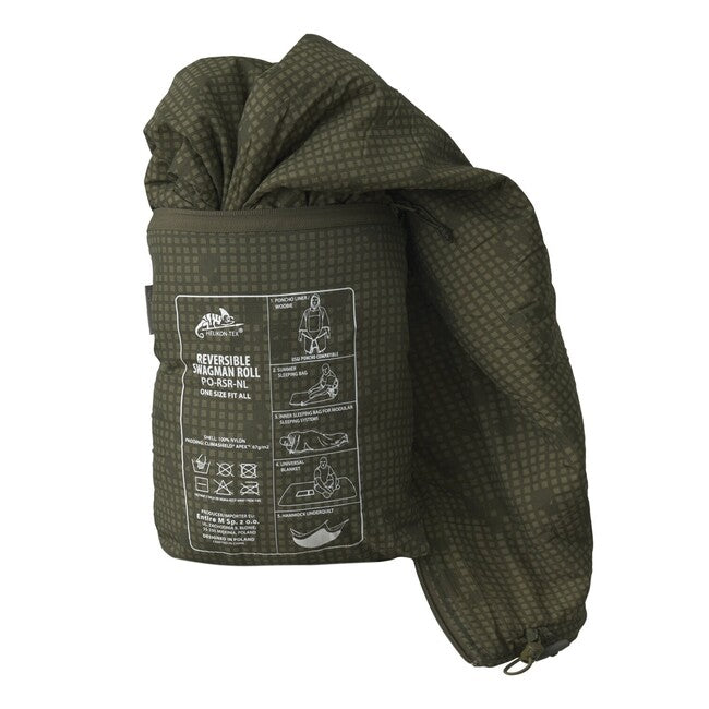 Helikon-Tex SWAGMAN ROLL Reversible Poncho, Pencott Wildwood / Pencott Snowdrift
