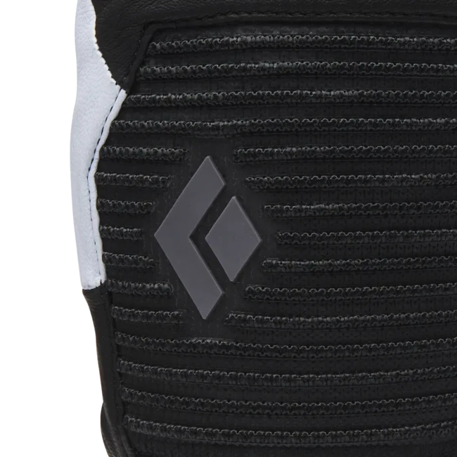 Black Diamond Session Knit Mitts Women's Gloves, Black-Belay Blue