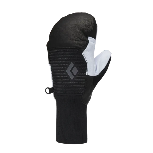 Black Diamond Session Knit Mitts Women's Gloves, Black-Belay Blue