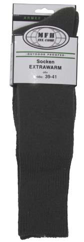 MFH Extrawarm Merino Socks, Olive, 1 Pair