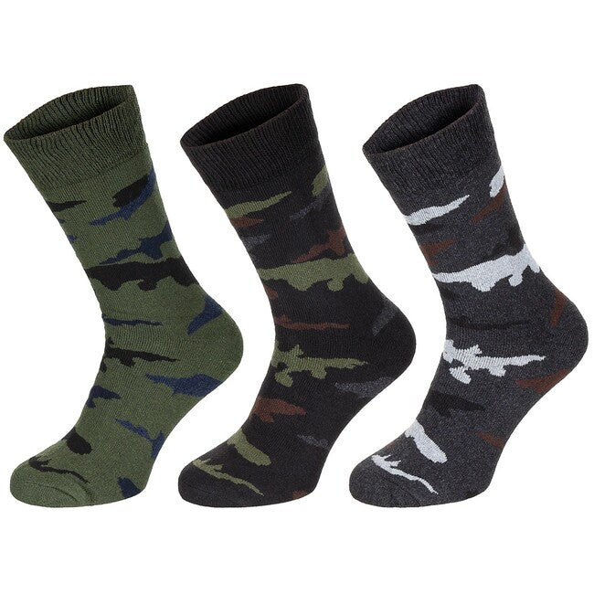 MFH Esercito Socks 3-pack, Camo