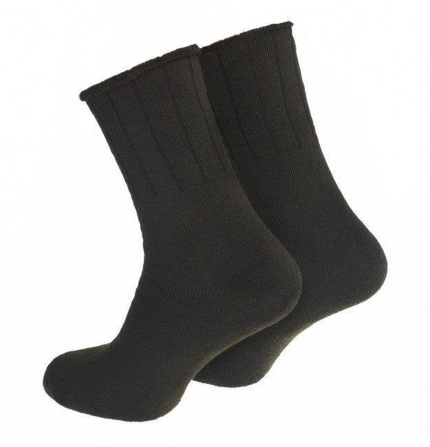 O&T Thermo Health Socks 2-Pack, Olive