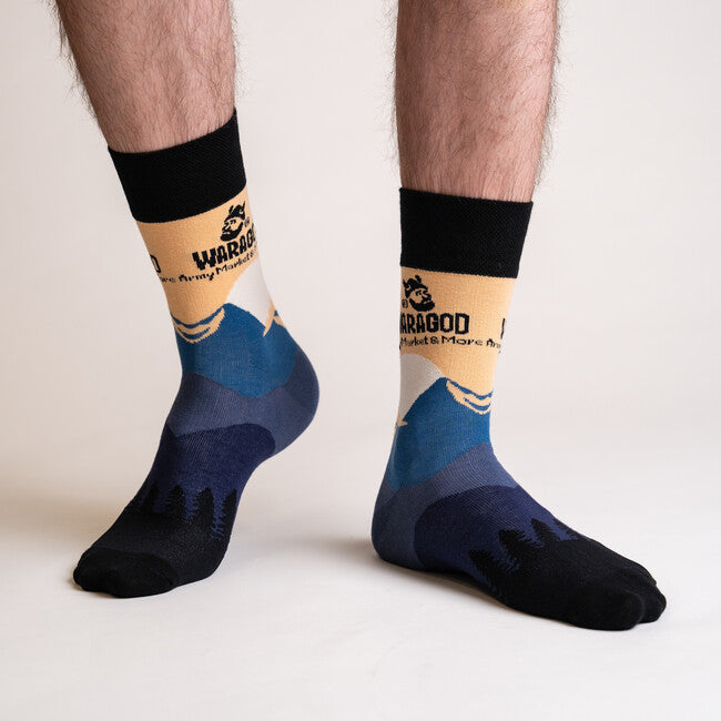 Waragod Stomper Outdoor Socks, Black
