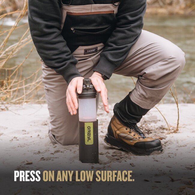GRAYL Geopress Purifier Water Bottle 710ml, Black Camo