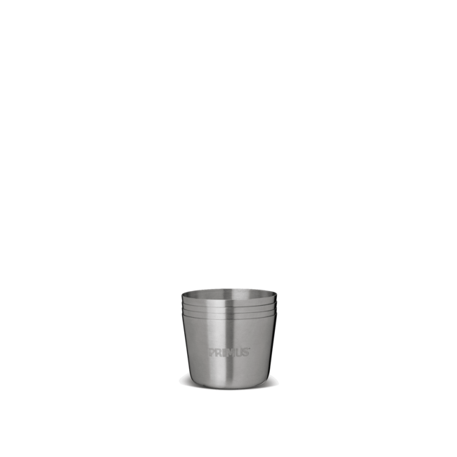 PRIMUS Shot Glasses Set, 4-Piece Stainless Steel