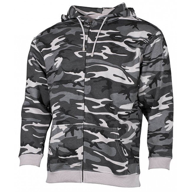 Pro Company Urban-Grau Hoodie 340 g/m², Natural Pattern