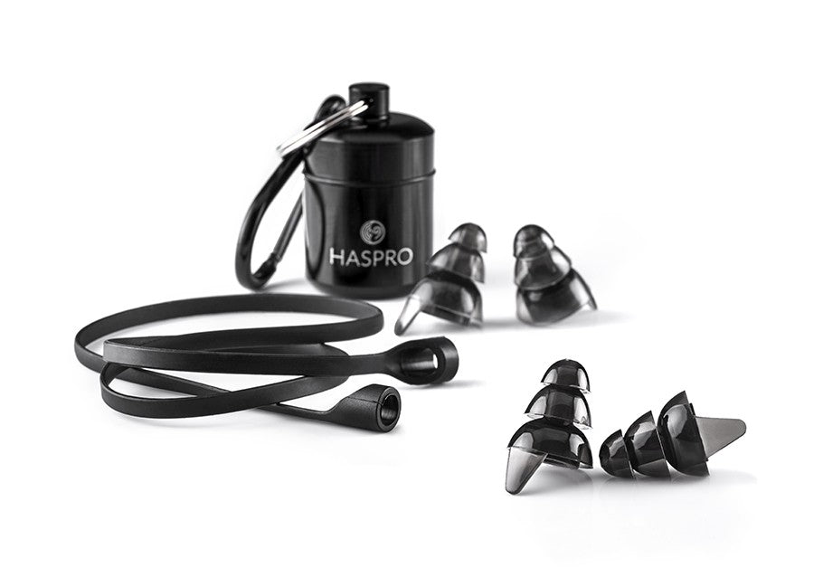Haspro Pure Music Ear Plugs, Black