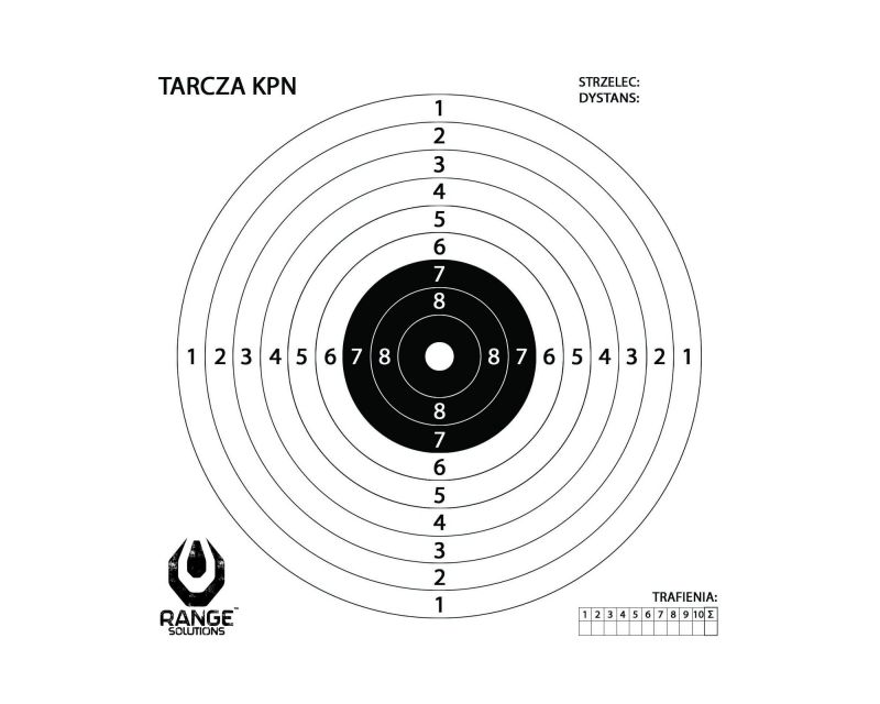 Range Solutions Shooting Targets KPN - 100 Pack