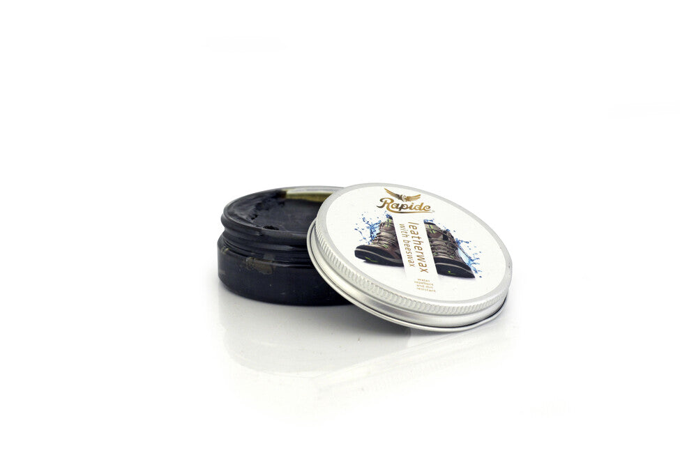 Rapide Shoe Wax Water and Dirt Resistant 50ml Black