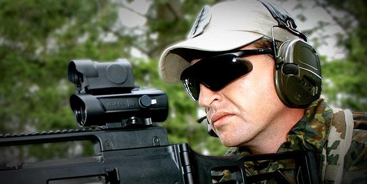 Swiss Eye Raptor Safety Tactical Glasses, Black