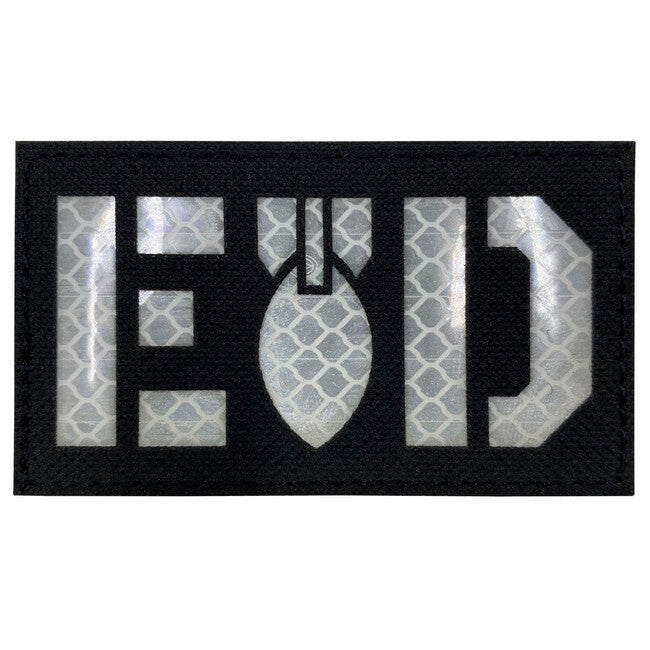 WARAGOD Reflective EOD Patch Black