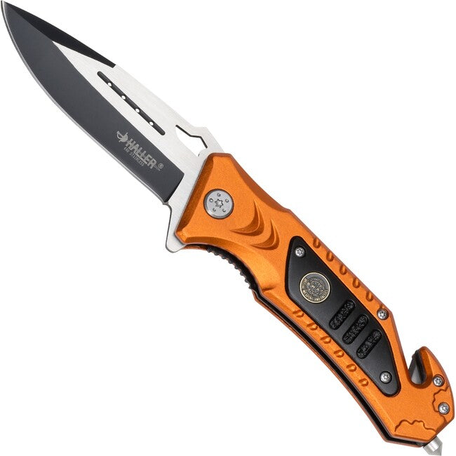 Haller Rescue Folding Knife, Orange