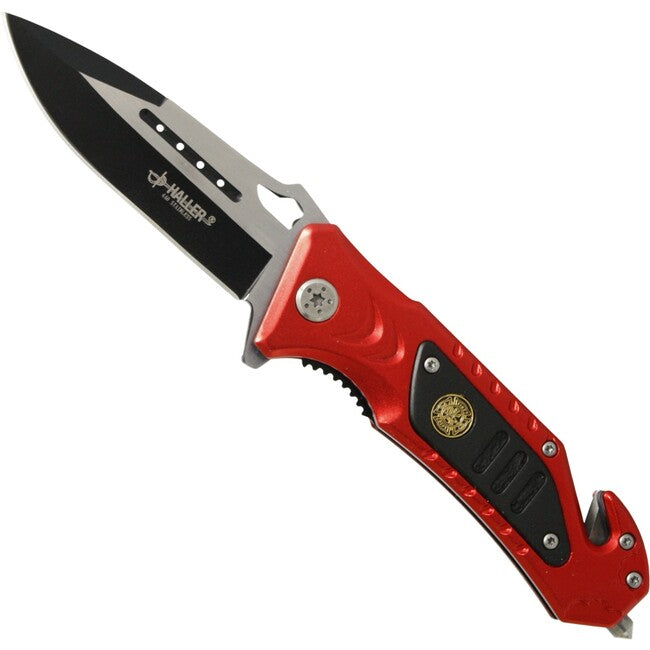 Haller Rescue Pocket Knife, Red