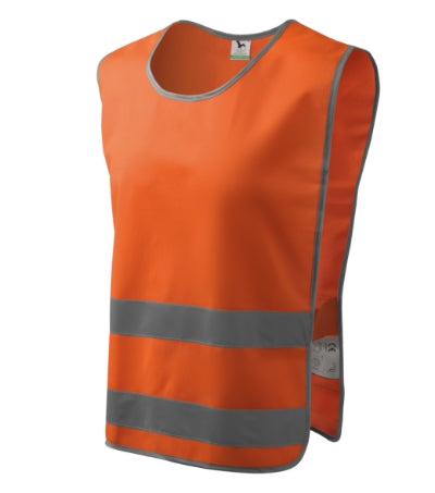 Rimeck Classic Safety Vest, Fluorescent Orange with Reflective