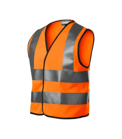 Rimeck HV Bright kids' reflective safety vest, fluorescent orange