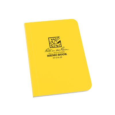 Rite in the Rain Field-Flex All-Weather Notebook, Yellow, No. 374-M