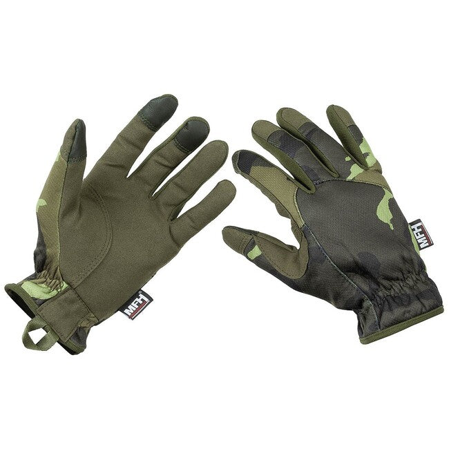 MFH Professional Lightweight Gloves, M 95 CZ Camo