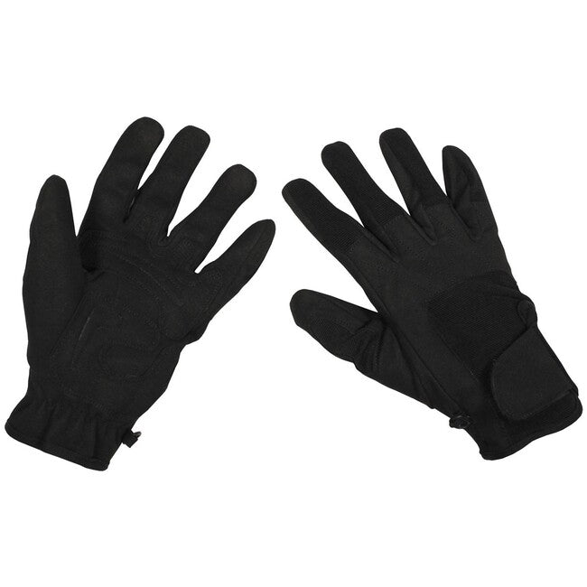 MFH Professional Worker Light Gloves, Black