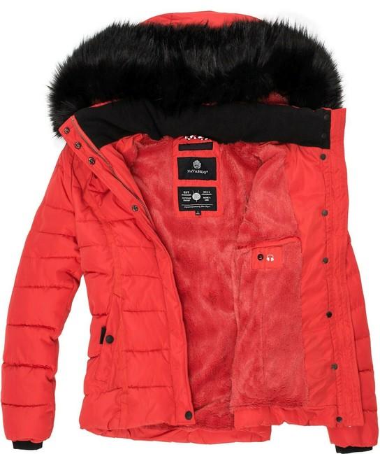 Navahoo Miamor women's winter hooded jacket, red