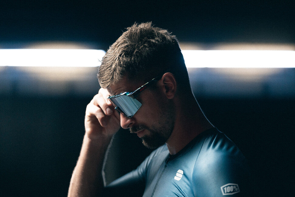 100% Sunglasses S3, Black Holographic