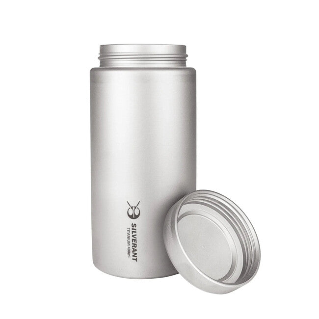 Silverant Titanium Bottle 400ml with Flat Cap