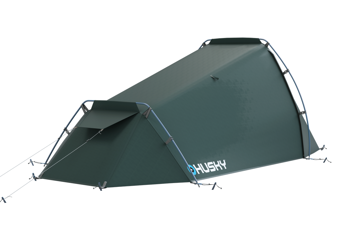 Husky Sawaj 1 ultraľahký stan pre 1 osobu, dark green