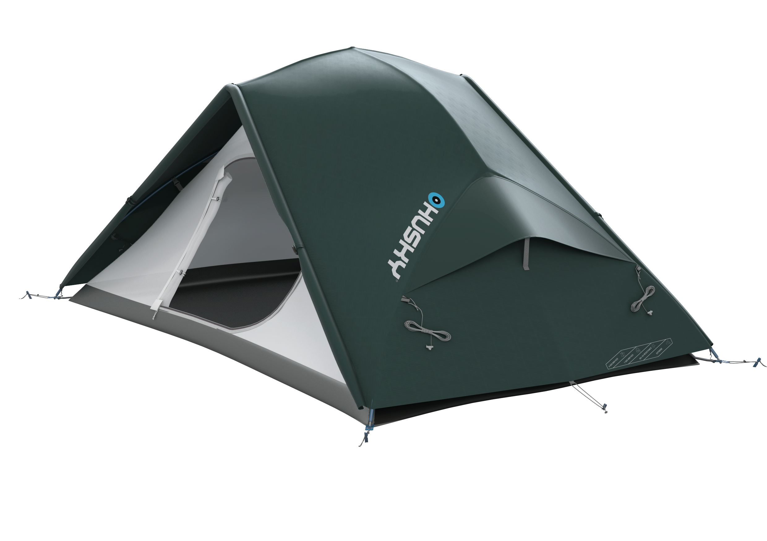 Husky Sawaj Quest 3 ultraľahký stan pre 3 osoby, dark green