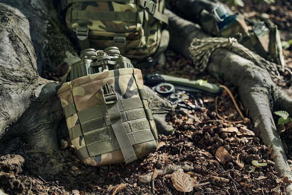 Brandit Molle Pouch Fire, Dark Camo