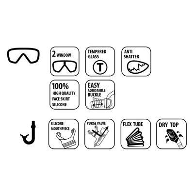 Schildkröt Palau Snorkeling Set