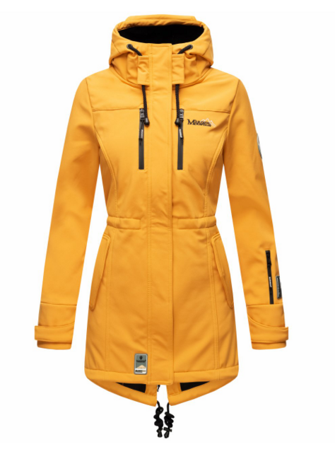 Marikoo ZIMTZICKE ženska softshell jakna s kapuco, zimska