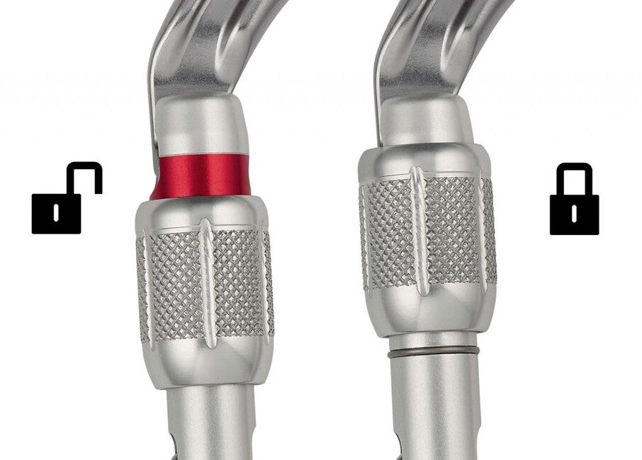 Petzl karabína OK Screw Lock ovál so skrutkovacou poistkou