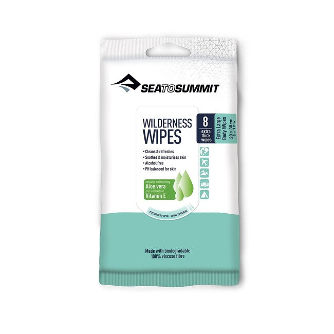 SEA to Summit Wilderness Wipes Extra Large, XL, 8 pcs