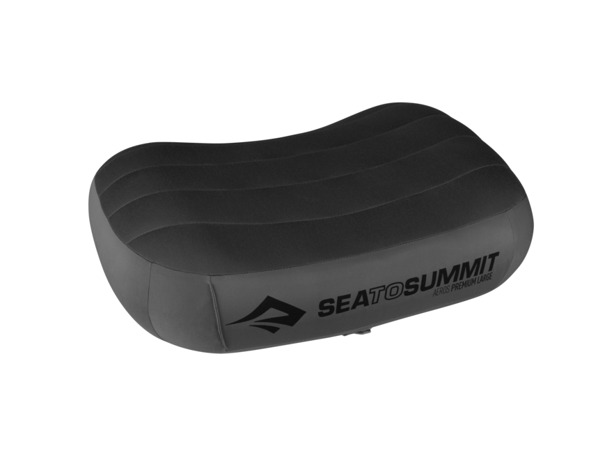 SEA to Summit Aeros Premium Travel Pillow, Large, Grey