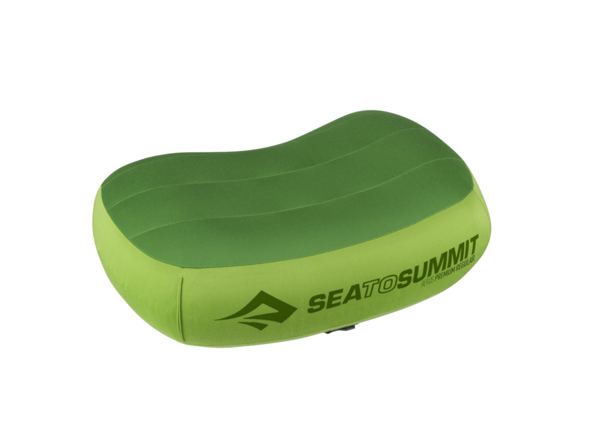 SEA to Summit Aeros Premium Travel Pillow, Regular, Lime