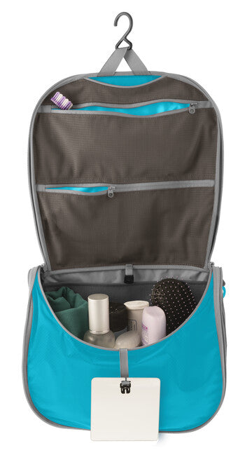 Sea to Summit Ultra-Sil Cosmetic Case, Large, Blue Atoll