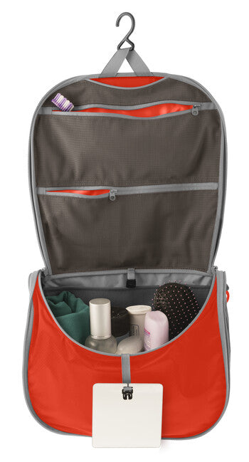 Sea to Summit Ultra-Sil Cosmetic Case, Large, Spicy Orange