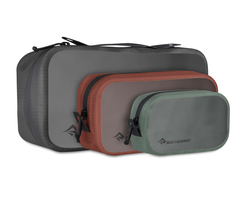 Sea to Summit Hydraulic Travel Cube Set, 3-Piece, Multi Color, XS, S, M