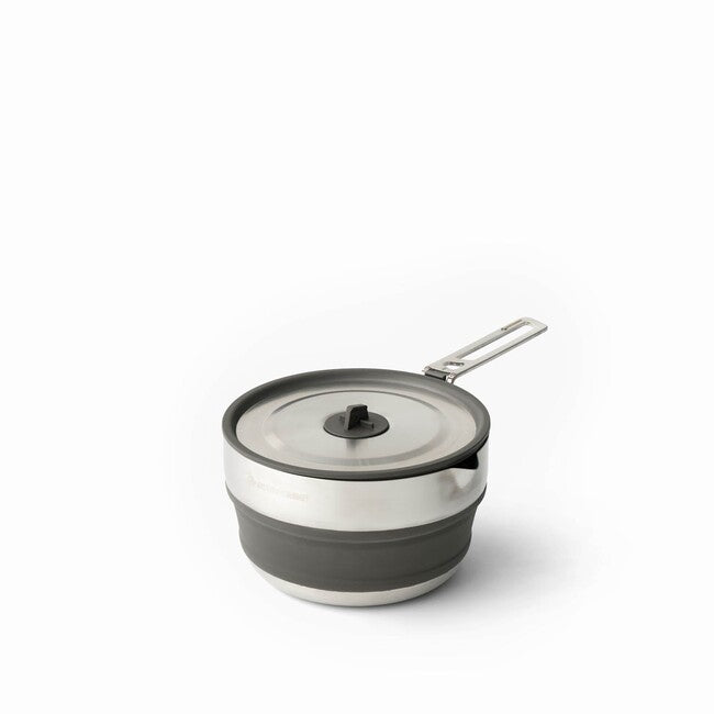 Sea to Summit Detour Collapsible Stainless Steel Pot, 1.8L