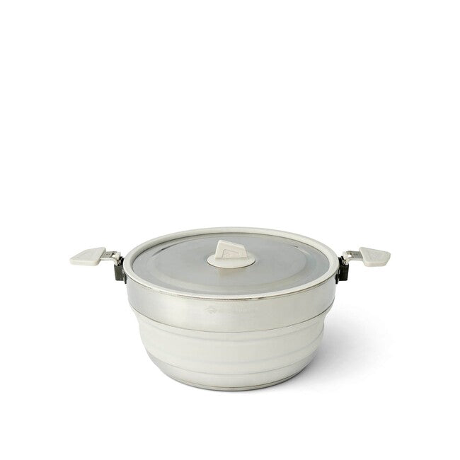 SEA to Summit Detour Stainless Steel Collapsible Pot, 5L