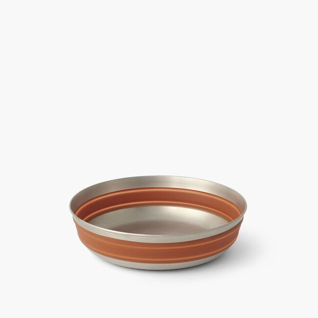 Sea to Summit Detour Stainless Steel Collapsible Bowl, Brown, L